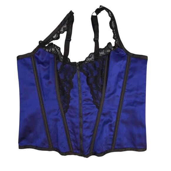 TORRID Cobalt‎ Blue Corset Top SZ 40 EUC - Picture 2 of 12
